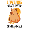 Capybara Spirit Animal Wasserschwein Capibara
