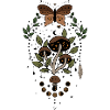 Magical nature mushroom