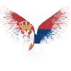 Serbia Eagle Flag