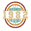 Idée cadeau Novembre 1982 Millésime