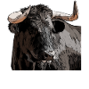 Bull Bull Cow Animal Motif Imprint Ox
