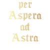 Per aspera ad astra