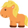 Kleines Pferd Minipony Süßes Pony