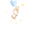 Adorable Giraffe In Space