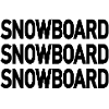 Snowboard Snowboarder Ski