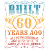 Funny 60th Birthday B-Day Saying Men Age 60 Years
