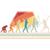 Funny Tennis Evolution Funny Retro Style for Tenni