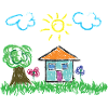 Drawing Kids Sun