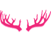 Black Forest Hirschgeweih Pink