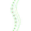 Épine de fleur verte