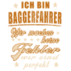 Baggerfahrer Baggerführer Bagger Bauarbeiter Bau