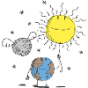 Soleil ballon planètes