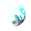 Abstrakt mit Mond