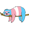 Transgender sloth Trans Pride