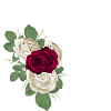 lettre C fleuris