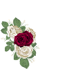 lettre D fleuris