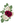 lettre G fleuris (Blanche)
