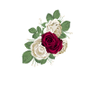letter M flowered