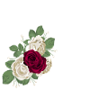 letter L flowered