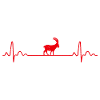 Heartbeat Alpine Ibex Alps Regalo escursionistico