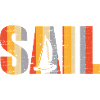 Segelboot Katamaran Retro