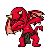 Dabbing Devil - Halloween Costume - T-Shirt