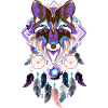 Dream Catcher Wolf