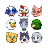 Animals from the farm