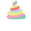 Faccio la cacca magica unicorno glitterato