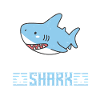 Shark saying a happy shark