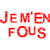Je m'en fous, rouge