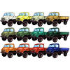Farbpalette Unimog - Oldtimer - Regenbogen anders