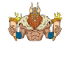 Vikings with drinking horns