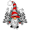 Gnome Art de Noël