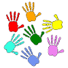Hands Painting Kids