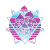 Mushrooms Vaporwave