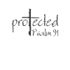 Christian Design Protected Psalm 91