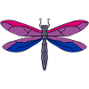 Libellule bisexuelle Pride