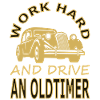 Oldtimer-Fahrer cooler Spruch Autofahrer Geschenk