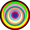 Pop-Art-Farbkreise