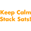 Keep Calm Stack Sats