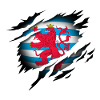 Luxemburg im Herzen Zivilfahne