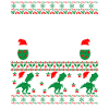 Mama Elf hässlicher Weihnachtspullover