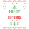 Merry Liftmas hässlicher Weihnachtspullover