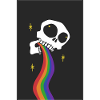 Rainbow Vomiting Skull