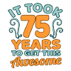 75th birthday