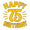 75th birthday