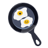 Fried eggs