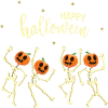 Happy Halloween - Pumpkin Skeleton Dance