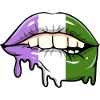 Dripping Genderqueer Lips Genderqueer